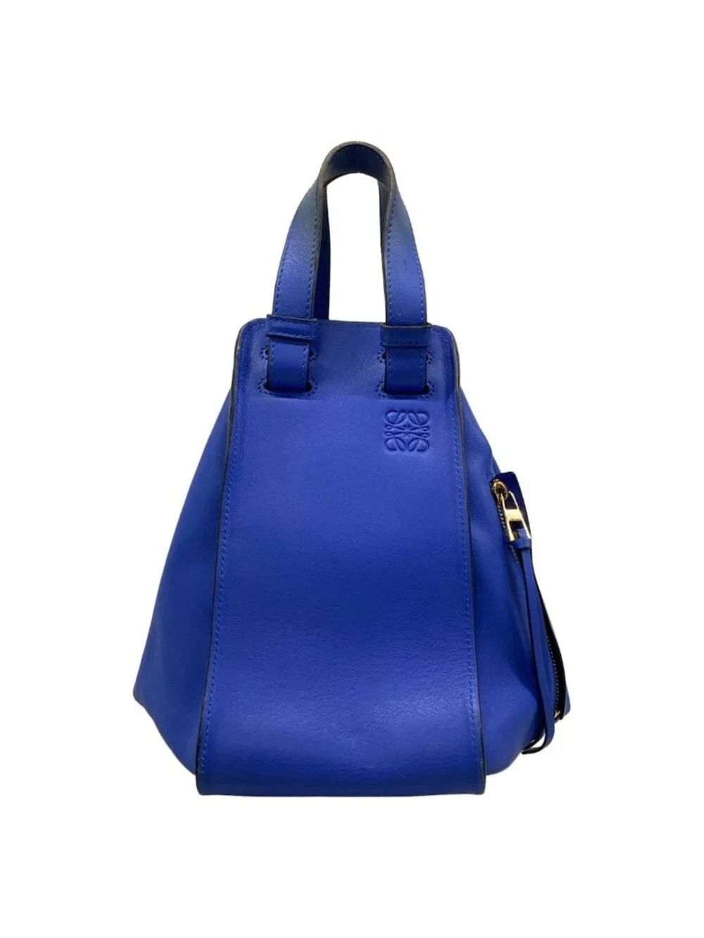 Loewe Tote Bag Hammock Small Navy Leather